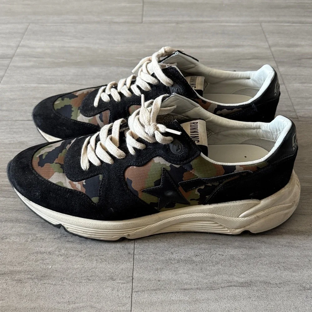 Men’s Camo Golden Goose Running Eu 44 - Picture 4 of 8